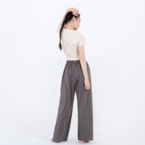 Tu 1806 modern dance wide leg pants straight pants wide version of dance pants men and women loose straight pants practice pants women