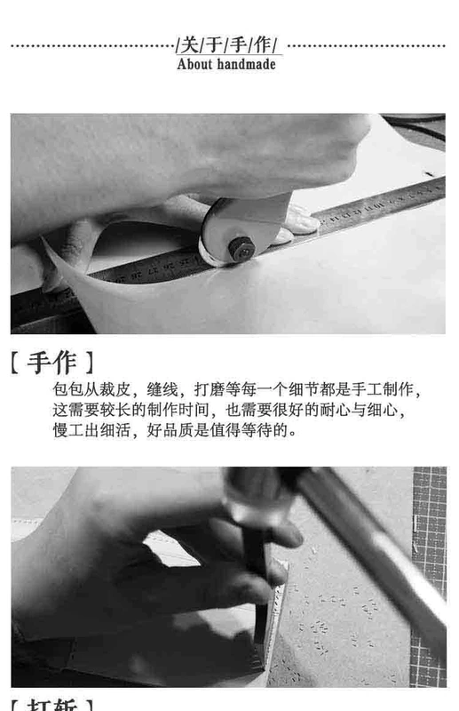 Bốn mùa túi xách da Royal Mace Túi da handmade làm bằng da thuộc da thật - Trường hợp chính