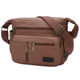 2021 ໃໝ່ ກະເປົາຜູ້ຊາຍ Multifunctional Multi-Pocket Casual Bag Canvas Large Capacity Briefcase Single Shoulder Crossbody Men's Bag