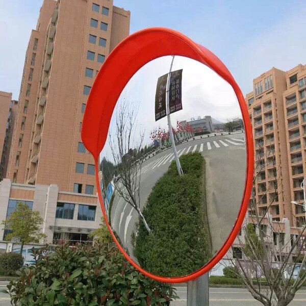 Road Surface Viewfinder Outdoor mirror outdoor wide-angle lens 60 Secure convex mirror bend mirror road surface reflective mirror