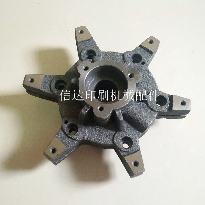 Printing press gas pump end cover Zhenjiang air pump end cover printing machine accessories Zhenjiang air pump accessories