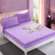 Khăn trải giường bằng vải nỉ dày san hô ga giường chun