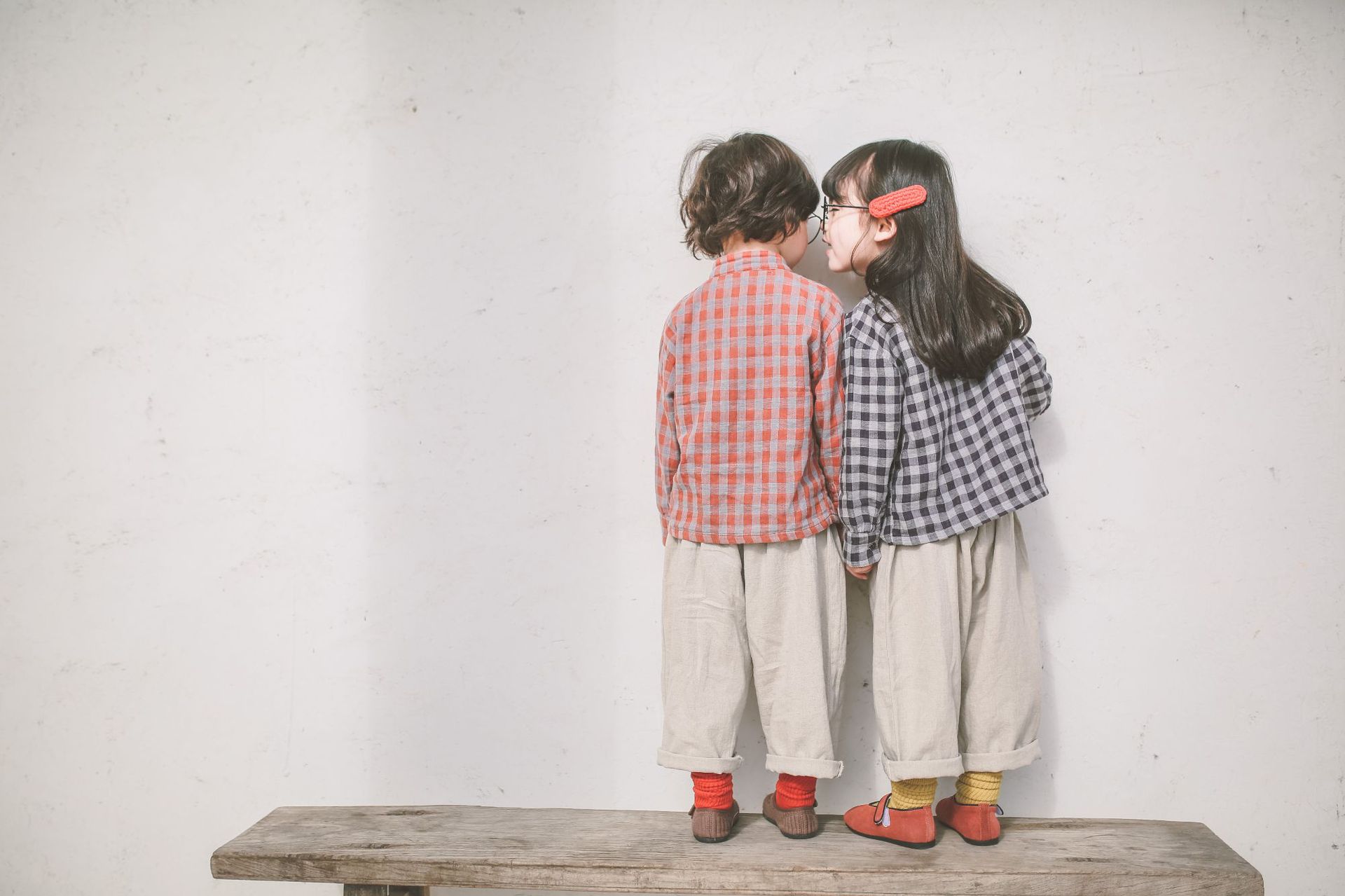 Mùa xuân và mùa thu mới 2019 trẻ em trai và gái Nhật Bản cotton và lanh Nhật Bản được giặt bên trong áo sơ mi kẻ sọc dài tay cho bé - Áo sơ mi áo sơ mi bé trai mùa đông