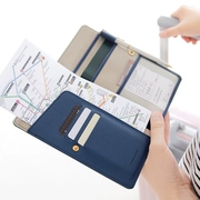 Xác thực Hàn Quốc biểu tượng dài phần da hộ chiếu nam và nữ cặp vợ chồng hộ chiếu du lịch giữ giấy chứng nhận chống khử từ