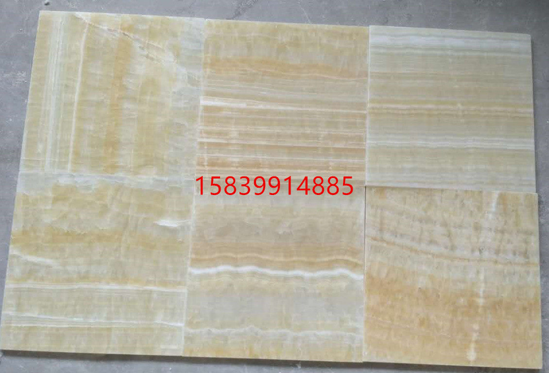 Natural light transmission stone rice yellow jade rosin jade marble sweat steam room special jade material RMB220  square meters-Taobao