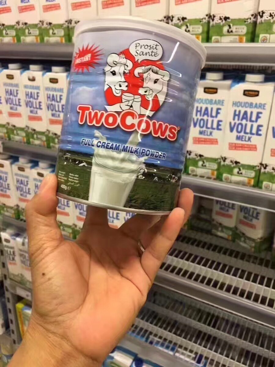 Dutch Twocows Naughty High Calcium Full Fat Instant Teenage Milk Powder 400g Double Niu