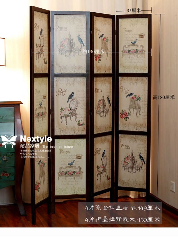 Châu Âu Địa Trung Hải màn hình phân vùng màn hình gấp gỗ tự nhiên phòng khách phòng ngủ cửa hàng phù hợp với cửa sổ phòng đặc biệt - Màn hình / Cửa sổ vách cầu thang gỗ