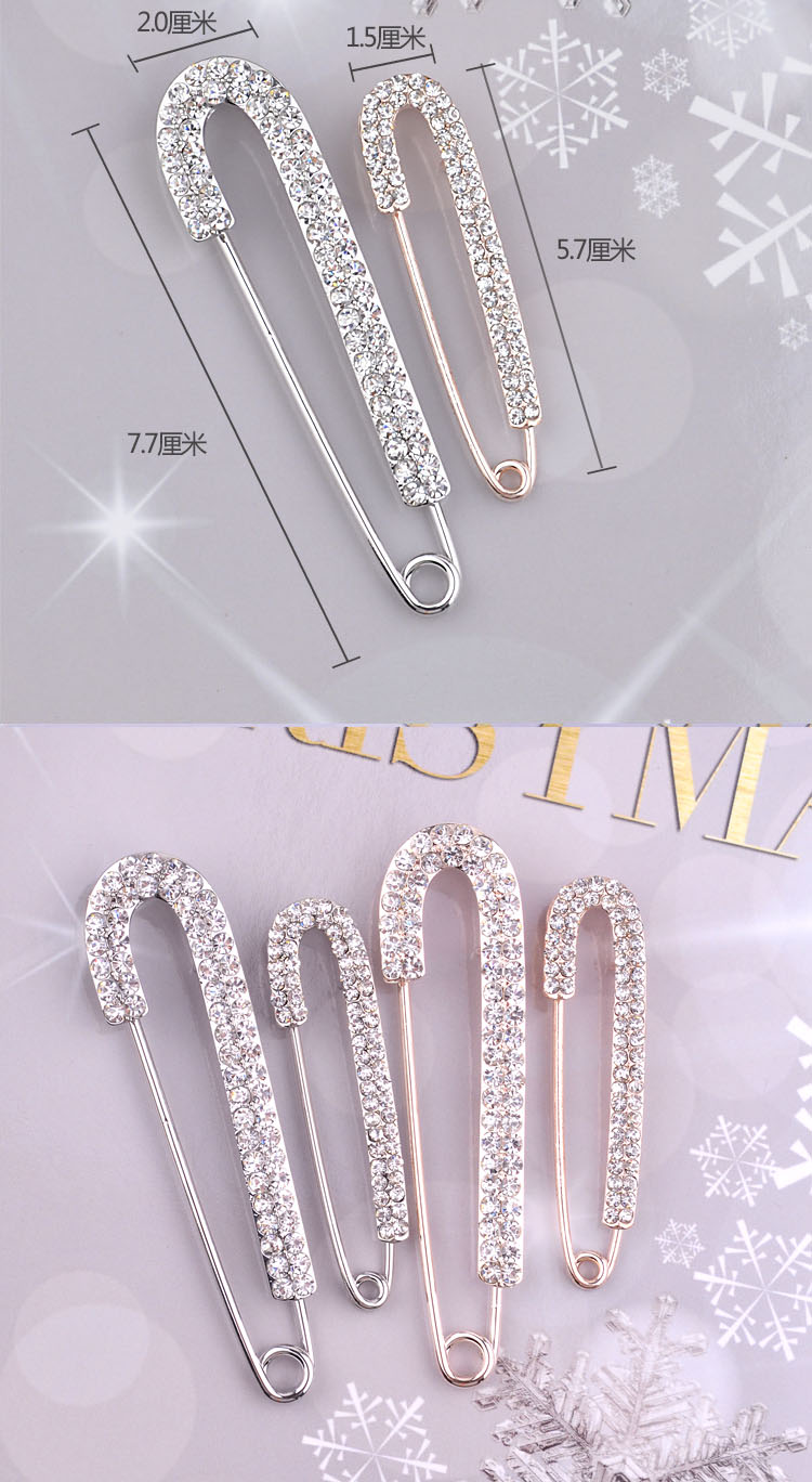 Đặc biệt cung cấp mới nâng cấp khăn choàng khóa vài hoang dã trâm rhinestone pin áo len phụ kiện trâm khăn khóa