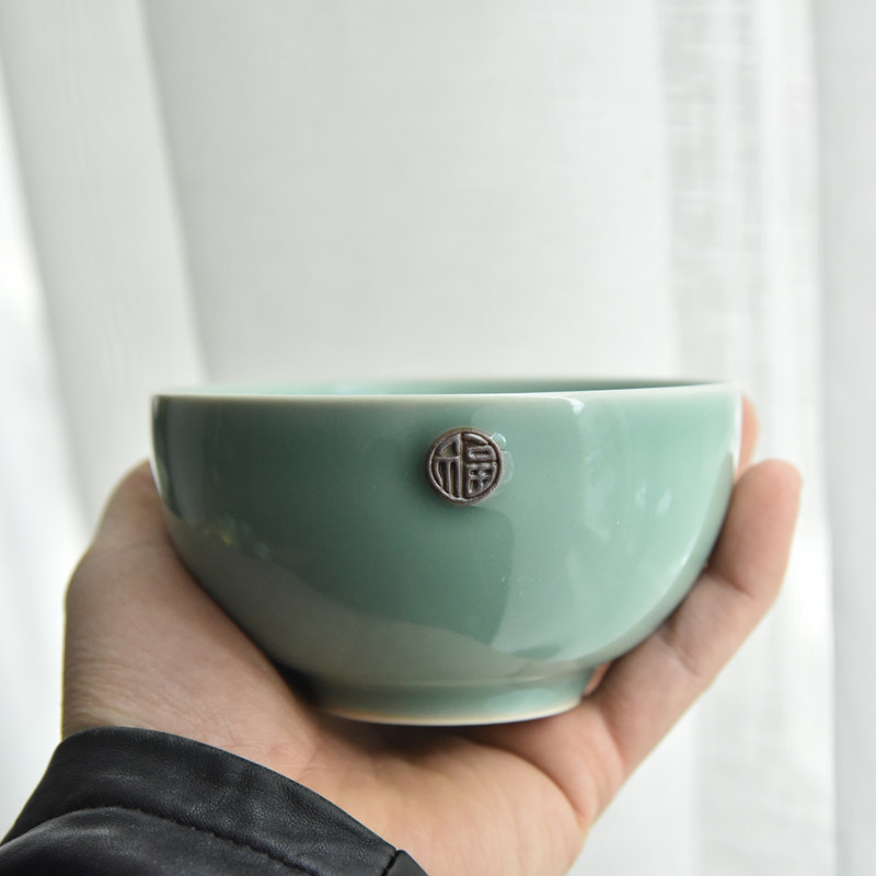Dragon Quanqing Porcelain Fu Character Rice Rice Bowl Creative Ceramics Home Small Bowl Sweet Bowl Chinese creative cutlery gift