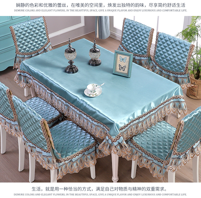 trải bàn vải bọc phù hợp với bàn tròn hình chữ nhật bảng vải ghế bảng tấm vải liệm đơn giản trong gia đình hiện đại - Khăn trải bàn khăn trải bàn 3d