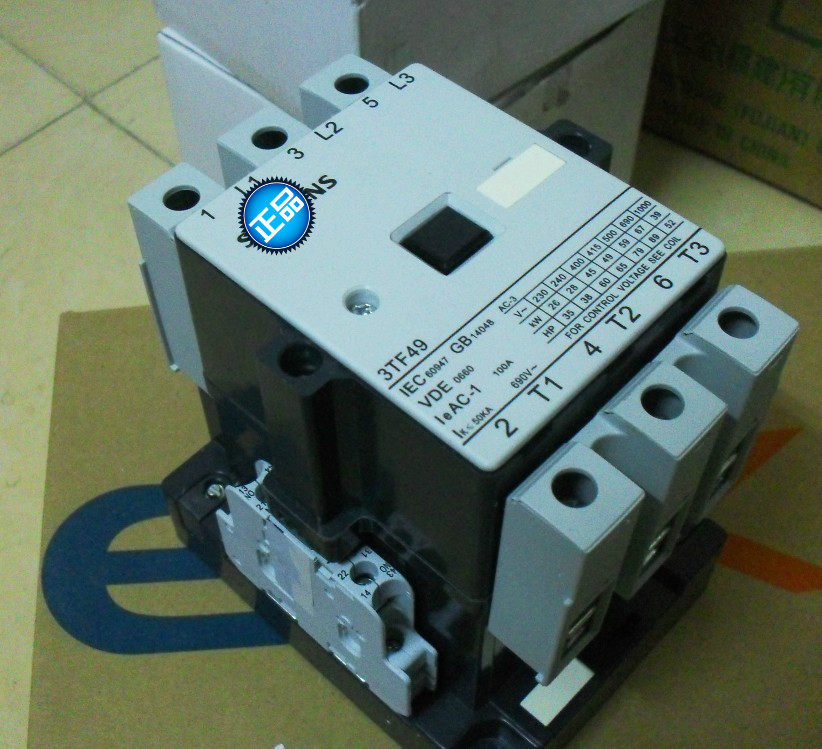 AC contactor 3TF49 11-0XM0 220VIeAC-1 220VIeAC-1 220VIeAC-1 = 100A 3TF49