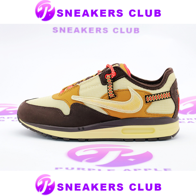 Nike Air Max 1 Travis Scott Baroque Brown Ts Reverse Swoosh Do9392-200