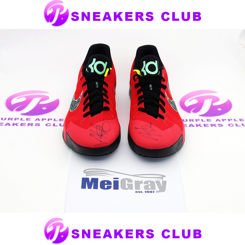 Nike Kd Trey 5 Ii Red Pe Game Used 2015 Durant Personally Wore and Signed
