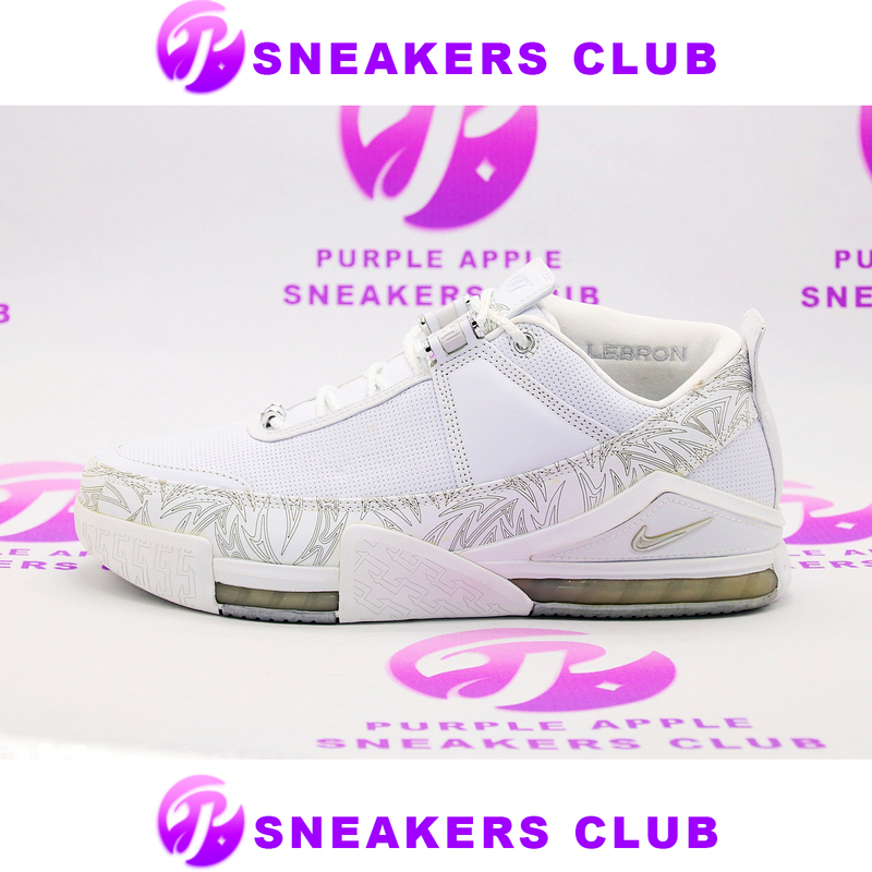 Nike Zoom Lebron 2 Low White Silver Lbj2 Low-Top Original Lebron 2 310845-111