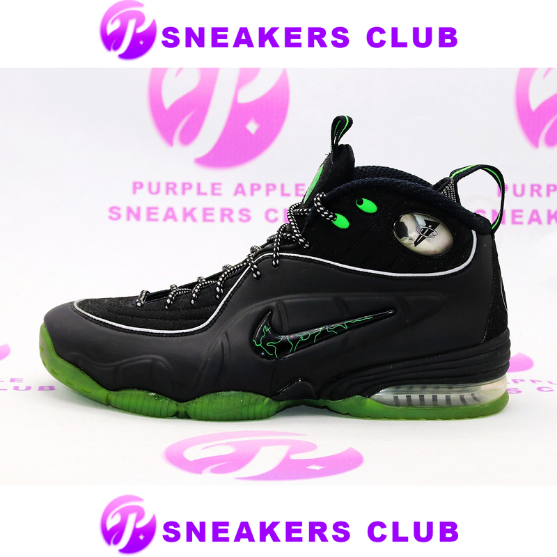 Nike Air Penny 1/2 Cent Black and Green Colorway Penny Hardaway 344646-002