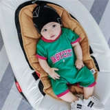 Детское боди, эластичная летняя одежда, короткий рукав, 0-3-6-9-12 мес.