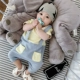 Babyiesies Baby fake 2 mảnh quai góc phẳng quần áo rắm tay áo ngắn mùa hè 0-1 quần áo sơ sinh quần áo trẻ sơ sinh - Áo liền quần