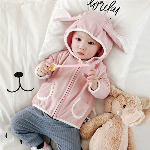 Детская демисезонная куртка с молнией, хлопковый лонгслив, толстовка с капюшоном, 01 лет, 3-6-9-12 мес.