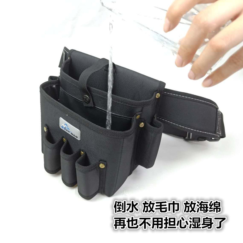 Paste wallpaper construction waterproof wallpaper kit thickened Oxford cloth multi-function repair fanny pack