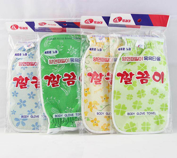 New Korean import rubbing towel for bath towels with unhurt skin adult bath towels rubbing back gloves