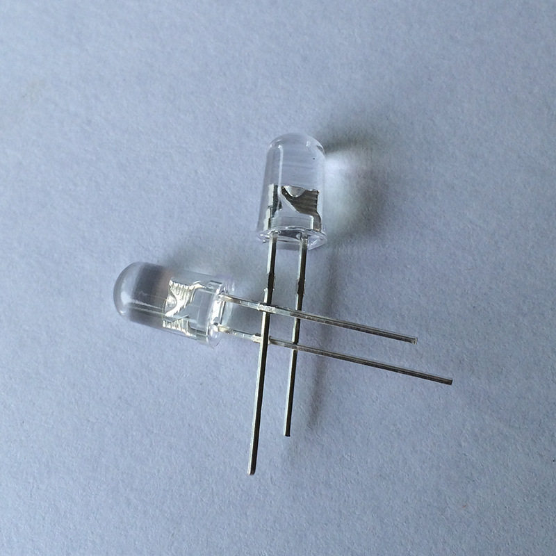 热销高亮led灯珠F5红色LED发光二极管5MM圆头交通信号专用红灯