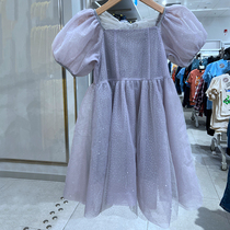 Girls dress for dress and summer clothes New South Korean child clothing foreign air children loose mesh yarn butterfly twinning sleevy sleeveless dress