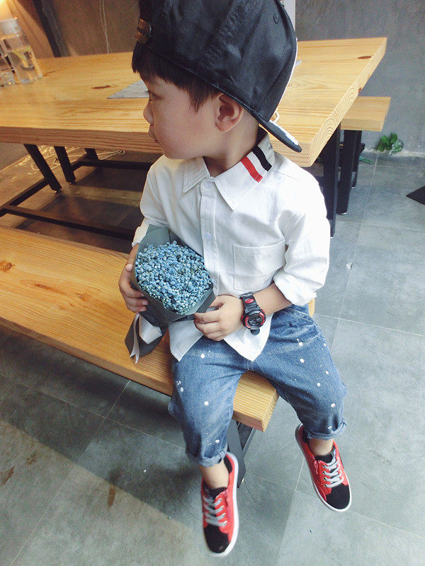 Chemise garcon à manche longue - Ref 2074694 Image 25