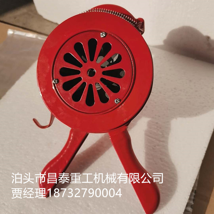 Factory direct sales of hand-held fire alarm LK100 air defense flood and earthquake hand-cranked buzzer 100