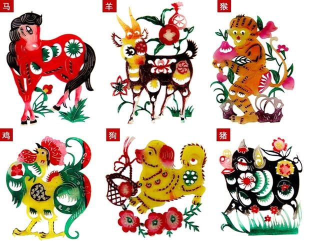 Shaanxi Shadow Play Trang trí Hình 12 Zodiac Crystal Frame Trang trí thủ công Quà tặng Trung Quốc trang trí nhà cửa