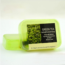 Green tea handmade soap essence oil soap control oil to blackhead clean acne face wash face soap body soap Thailand soap