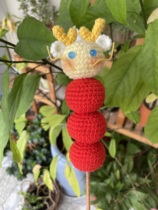 Purely hand-crocheted New Years gift festive cute animal-shaped candied haws
