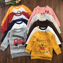 80-120 male and female baby integrated suede sweatshirt for winter warm and velvety jacket hooded blouse for small size with shoulder clasp