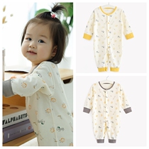 59-90 yards baby cotton jumpsuit male baby boneless newborn Hayi female treasure climbing suit spring and autumn