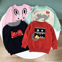 90-130 yards children Spring cotton sweater sweater knitwear men and women baby pullover sweater kindergarten autumn and winter clothes