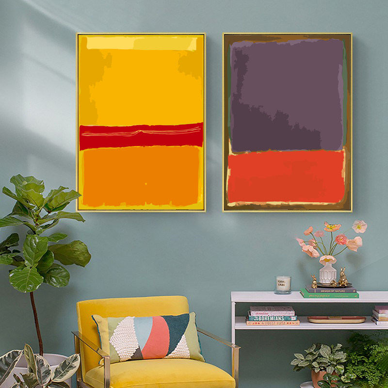 Painter password abstract Digital oil painting diy hand painted filling oil color painting bedroom Roscoe painted decoration painting ins