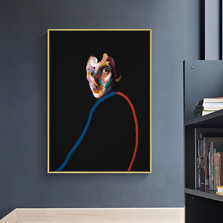 Nordic art figure DIY hand-painted color digital oil color painting modern little crowdart living room bedroom decoration painting