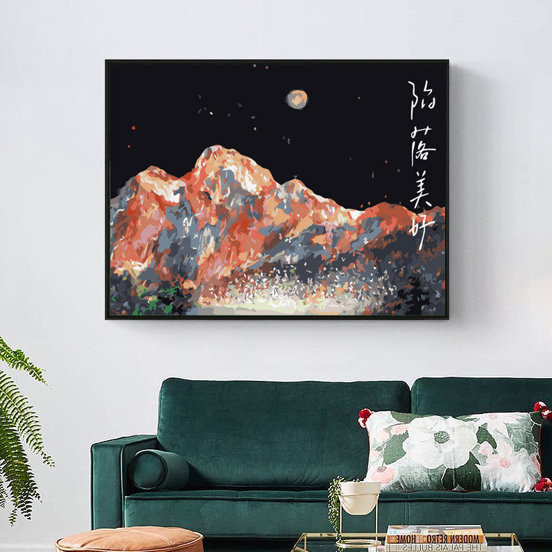 Diy painting diy painting art painting art painting painting background wall painting in living room