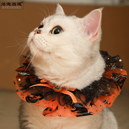 Шарф, слюнявчик, нагрудник ручной работы, чокер, аксессуар, xэллоуин