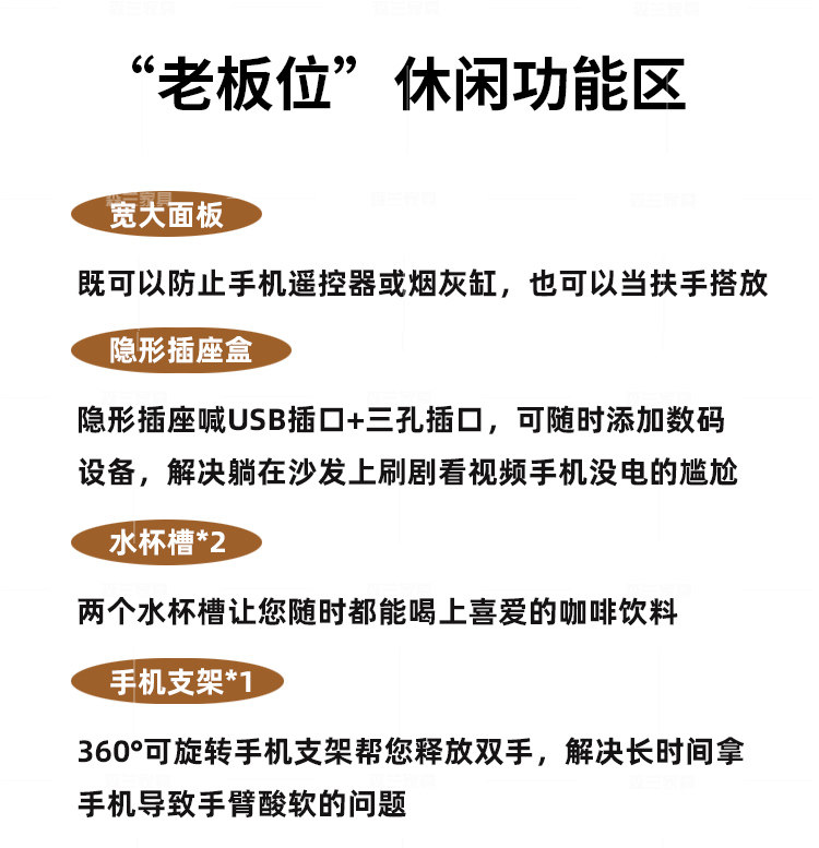 Функциональные диван 零靠墙电动雪尼尔沙发多功能现代简约客厅大小户型头等舒适舱沙发 Senlan