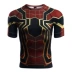 Quần nhện Người nhện Avengers 3 Quần áo thể hình chiến tranh vô tận Quần áo thể thao Quần áo khô nhanh Áo thun ngắn tay Marvel