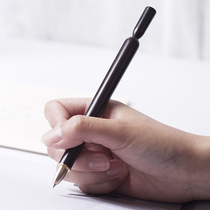 Qi Jijing book wooden pen 2 0 sign single pen business high-end pen sandalwood ingenuity lettering original design high-end gift