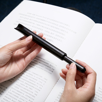 Qi Jijing book wooden pen 3 0 pen sheath high-end gift signature can stand the test of time Black Signature Pen comfortable