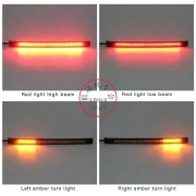 Xe máy retro sửa đổi CG125 / GN125LED đèn phanh bật đèn báo rẽ biển số xe đèn hậu