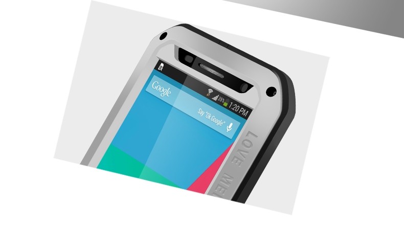 LOVE MEI Powerful Water Resistant Shockproof Aluminum Metal Case Cover for Moto Nexus 6