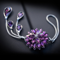 New car pendant petals crystal pendant upscale car Pendant Drop Car Pendant Color Drill