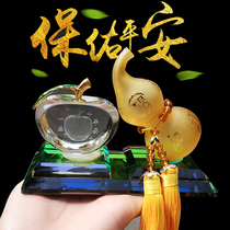 Car perfume seat Crystal apple gourd Car decoration Car interior decoration