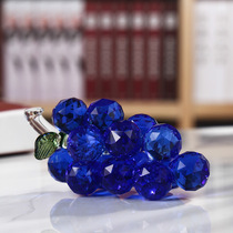 Handicraft Pendulum Pieces Crystal Grape Harvest Ripe Wedding Celebration Full Moon Gift Living Room Plaid Cabinet Hem Gift