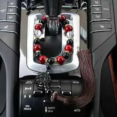 Car pendant Crystal beads Lucky Pixiu transfer beads Gear beaded Buddha beads Rear mirror pendant R163-46