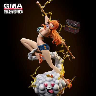 One Piece Nami figurines, Straw Hat Pirates figurines, toy figures, statues, models, ornaments, peripheral anime gifts