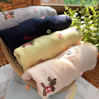 Full sweat children's sweater coat knitted cardigan puppy boys and girls merino cardigan autumn and winter top Full sweat children's sweater coat knitted cardigan puppy boys and girls merino cardigan autumn and winter top